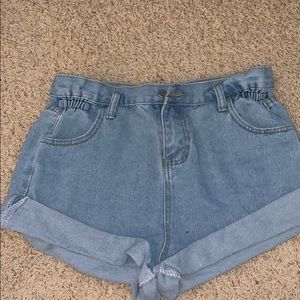 Jean shorts